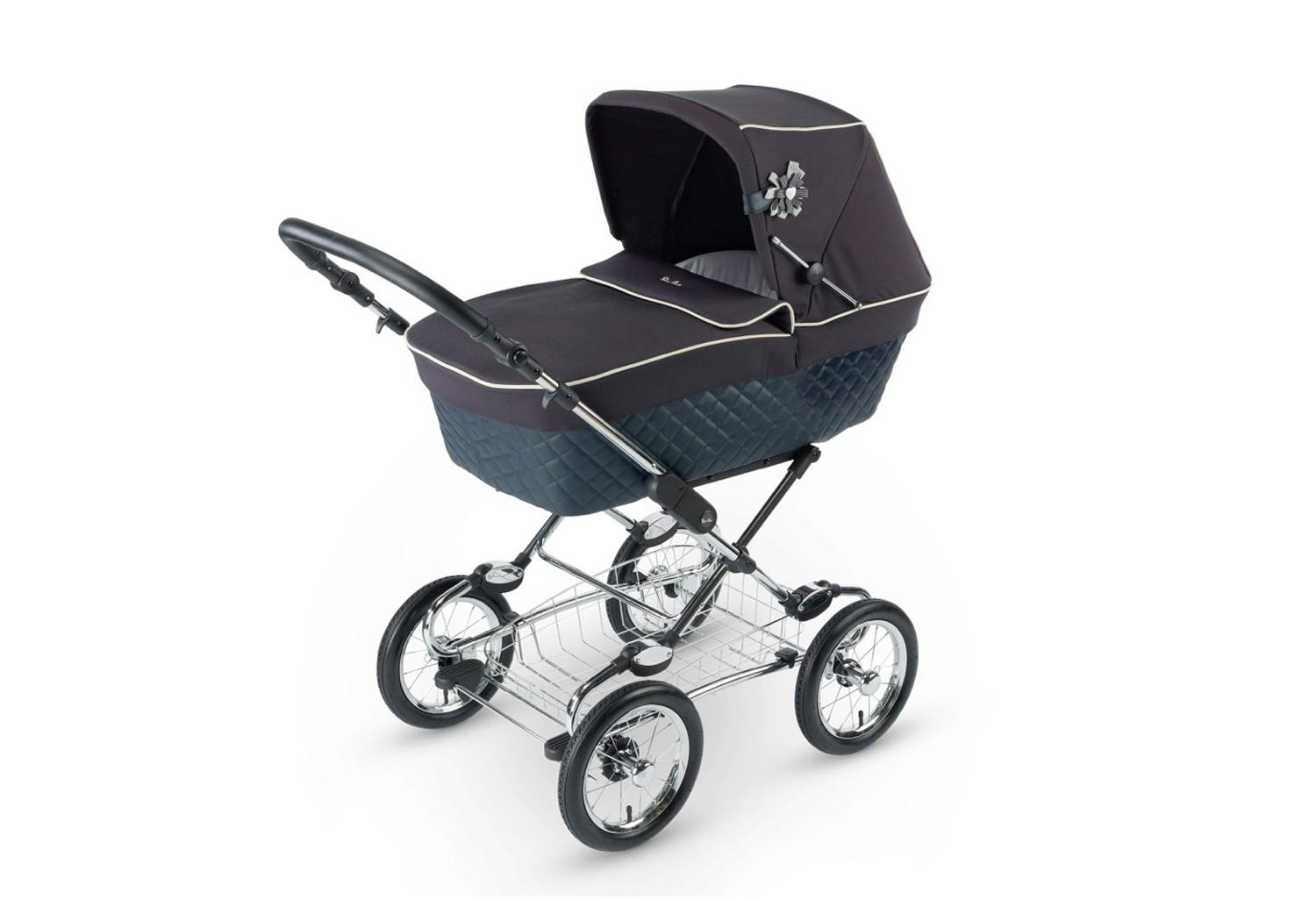 silver cross sleepover pram