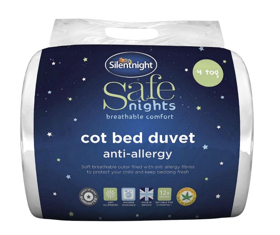 Silentnight Safe Nights Anti-Allergy Cot Bed Pillow 