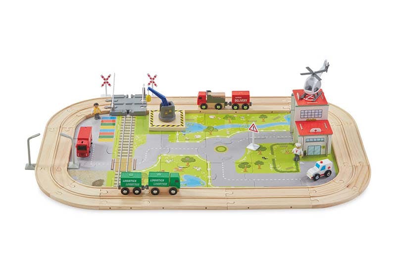 aldi toy train set