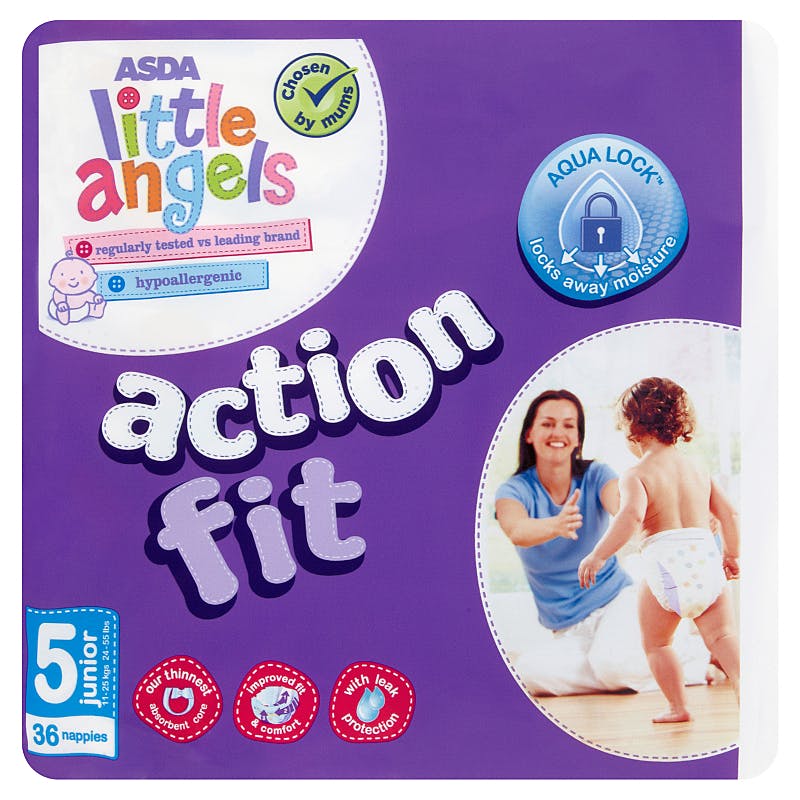 Asda Little Angels Action Fit Nappies Reviews Mother & Baby