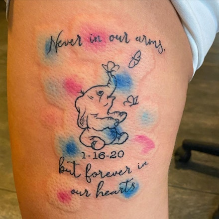 Meaningful Miscarriage Tattoo Ideas Getting Pregnant Mother Baby