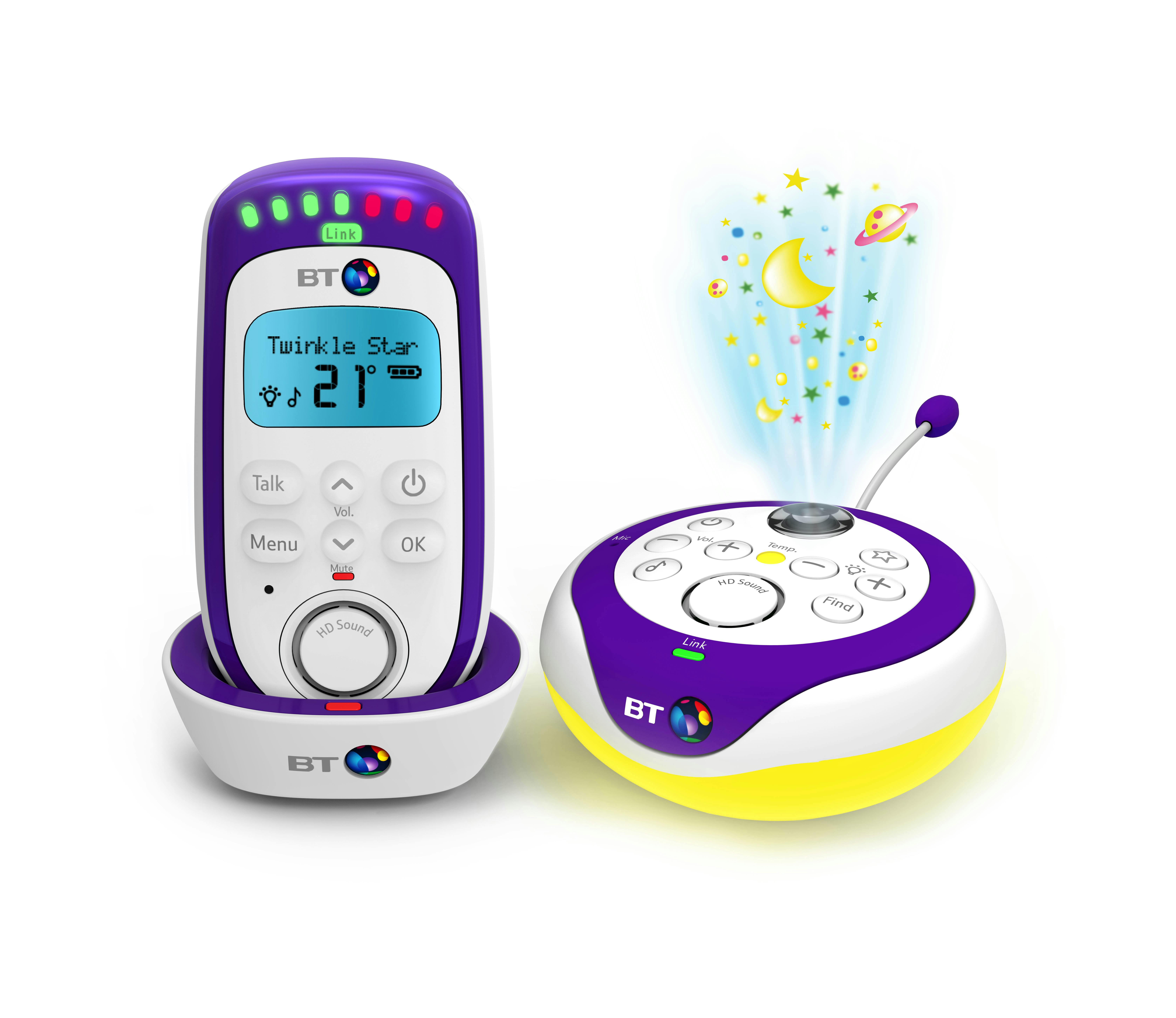 New BT Baby Monitor 350 Lightshow Model LIMITED STOCK FAST P&P* 