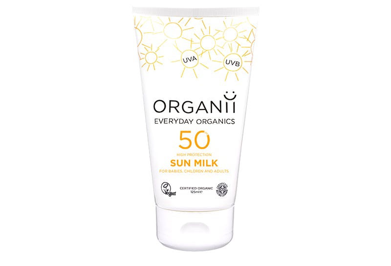 organii spf 50 sun milk