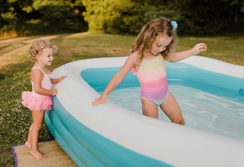 Kids Inflatable 3 Ring Paddling Pool Sea Life Play Swimming Centre Summer Fun 