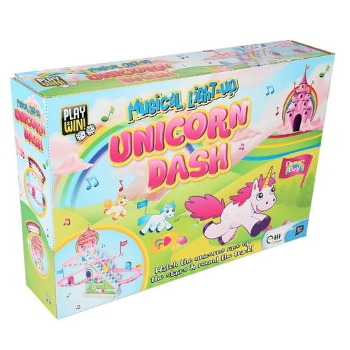 Jouez et gagnez Magical Light Up Unicorn Dash Game