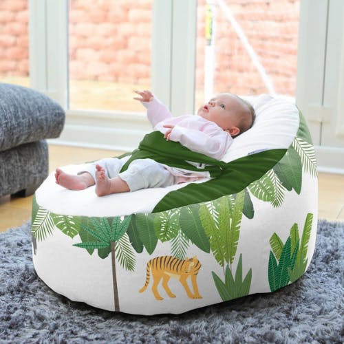 Baby Bean Bag Snuggle Bed Bouncer with Safety Harness for Kids Children Infants Newborn Unisex Ensuring They Can Rest Securely Strong Support Long Service Life 
