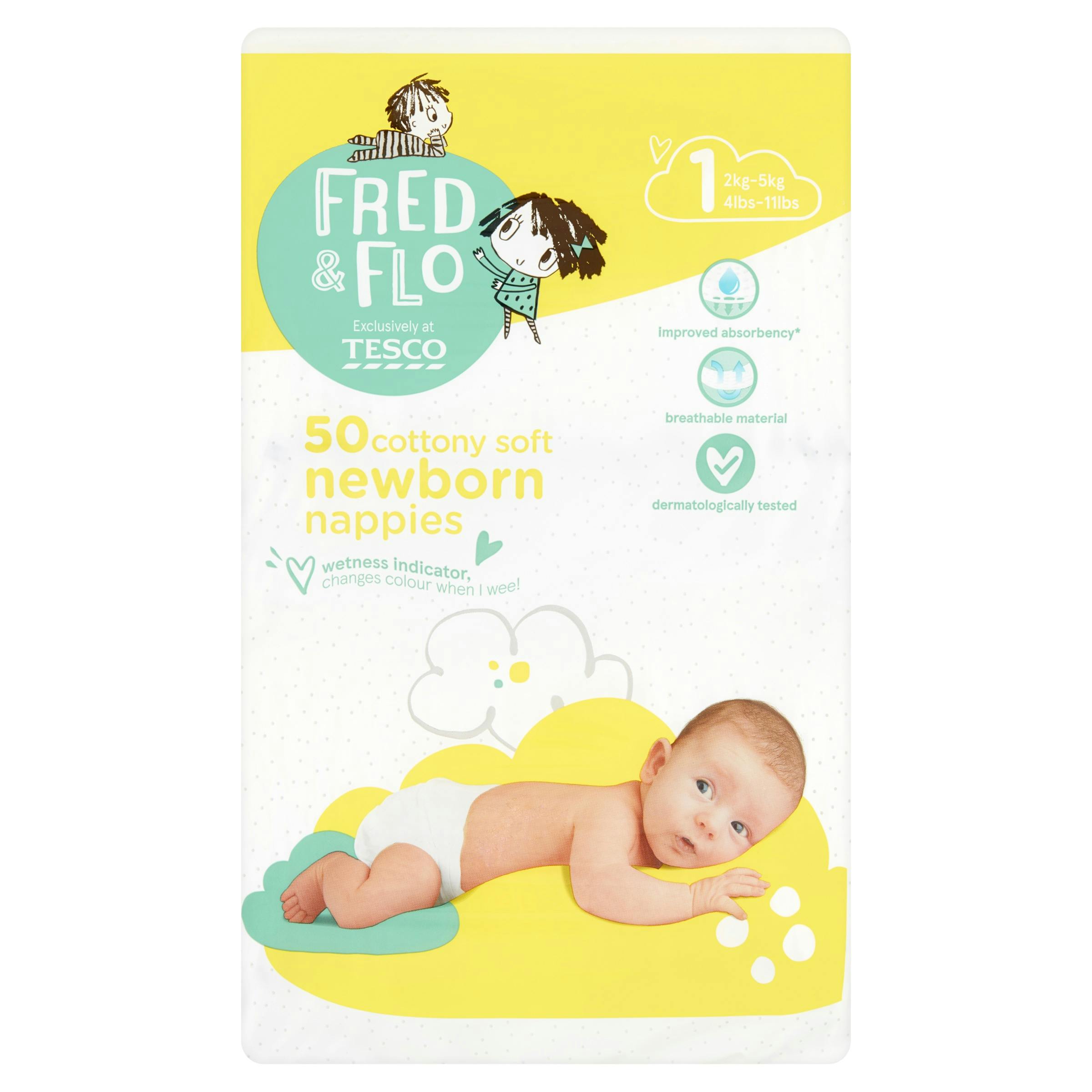 Tesco Fred & Flo Newborn Nappies Reviews Mother & Baby