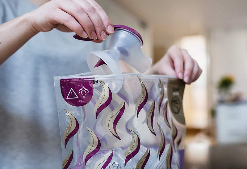 Microwave steriliser bags for efficient sterilising home and away